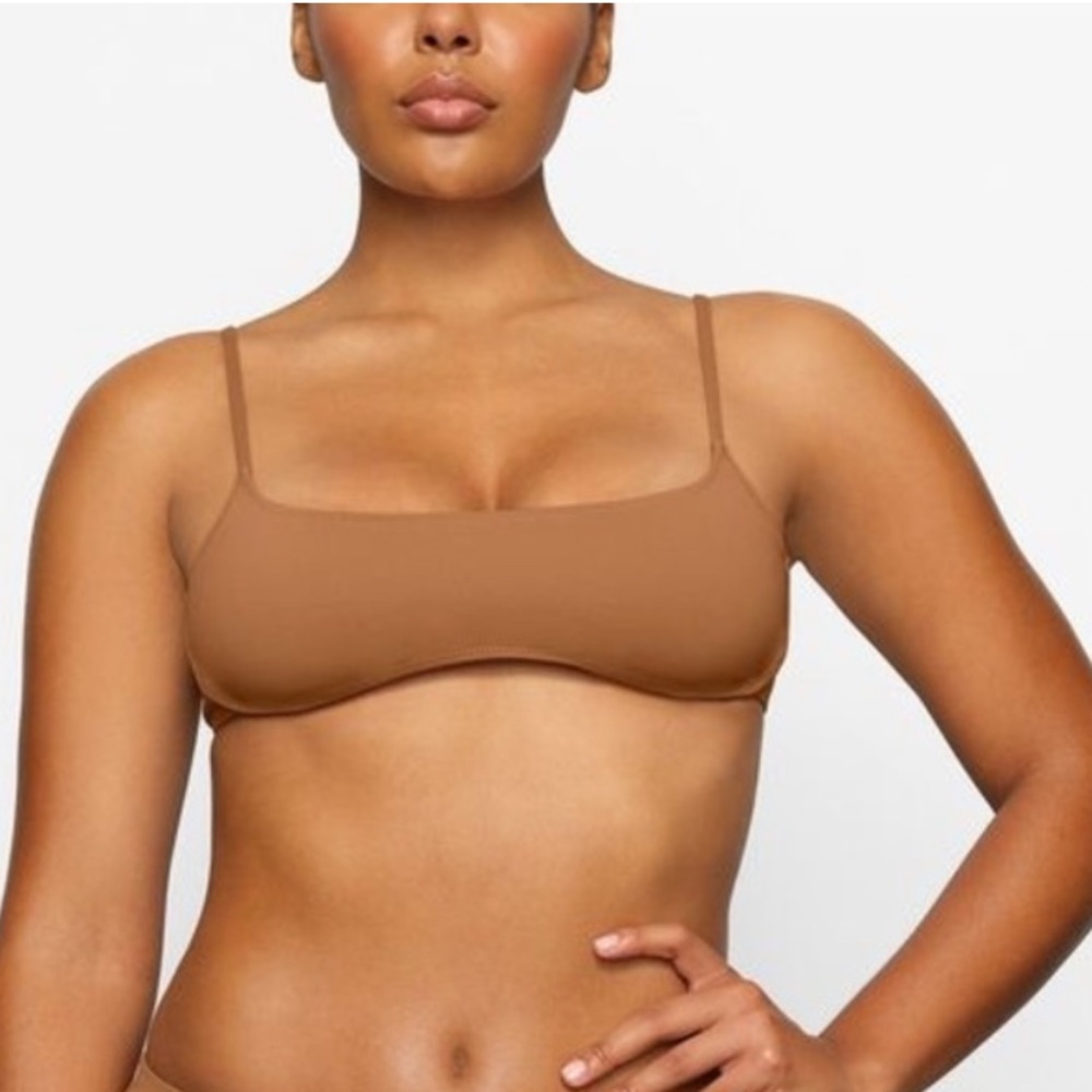 SKIMS Recycled Swim Bikini Bundle - Almond